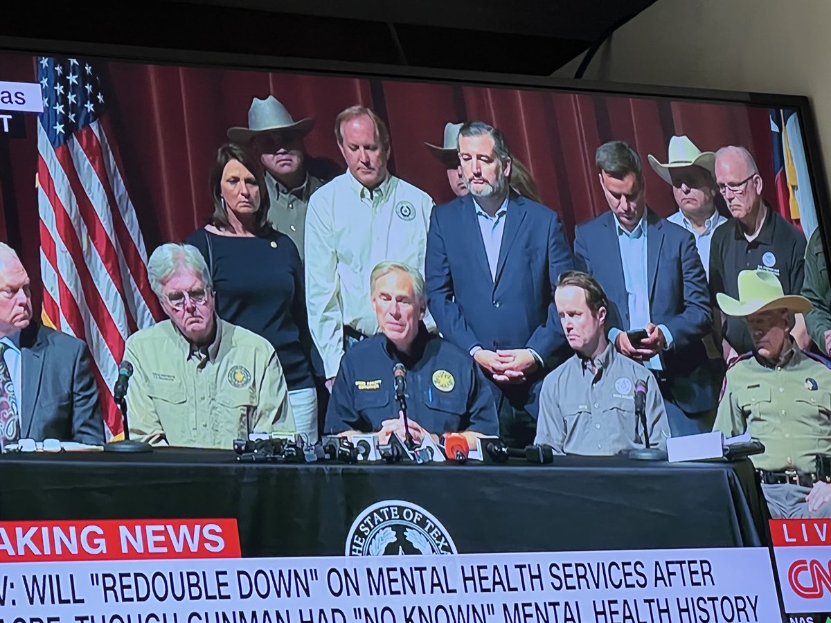 What a sh— show in Texas.  Mental health yes….. but our babies need us to step up and protect them from guns that can shoot them in their classrooms.  How very sad that they are the sacrificial lambs for the NRA.