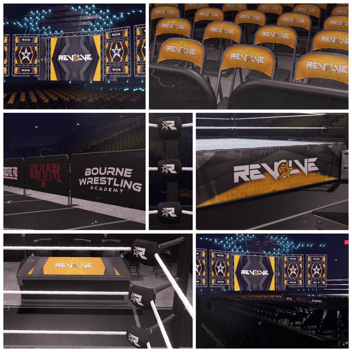 ThisIsRevolve2k's tweet photo. Official arena for Revolve 2.0(second brand)
———
#ANewChapter #ThisIsRevolve #WeAreRevolve #WWE2K22 https://t.co/hQgeP344LN