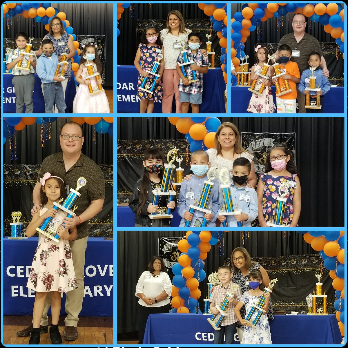 Today our 1st Grade teachers, Ms. Torres, Ms. Rodriguez and Mr. Hernandez gave awards to our awesome Braves. 🏅 The students were so happy to receive their awards. 😁
@DA_Acosta_CG 
<a href="/LauraBurdett3/">Laura Burdett</a> 
<a href="/YsletaISD/">Ysleta ISD</a>