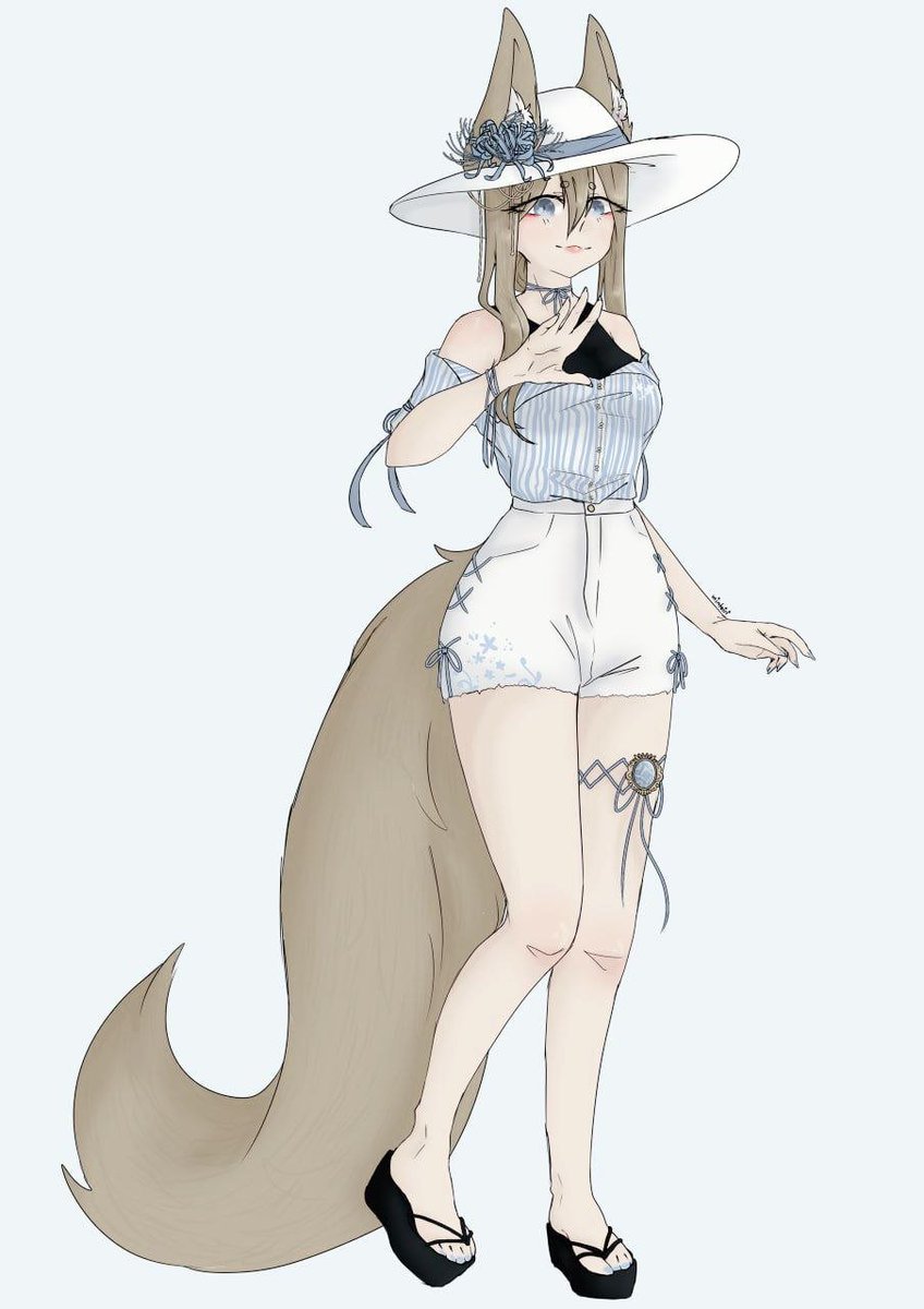 I made a summer skin!

#anime #art #animeart #oc