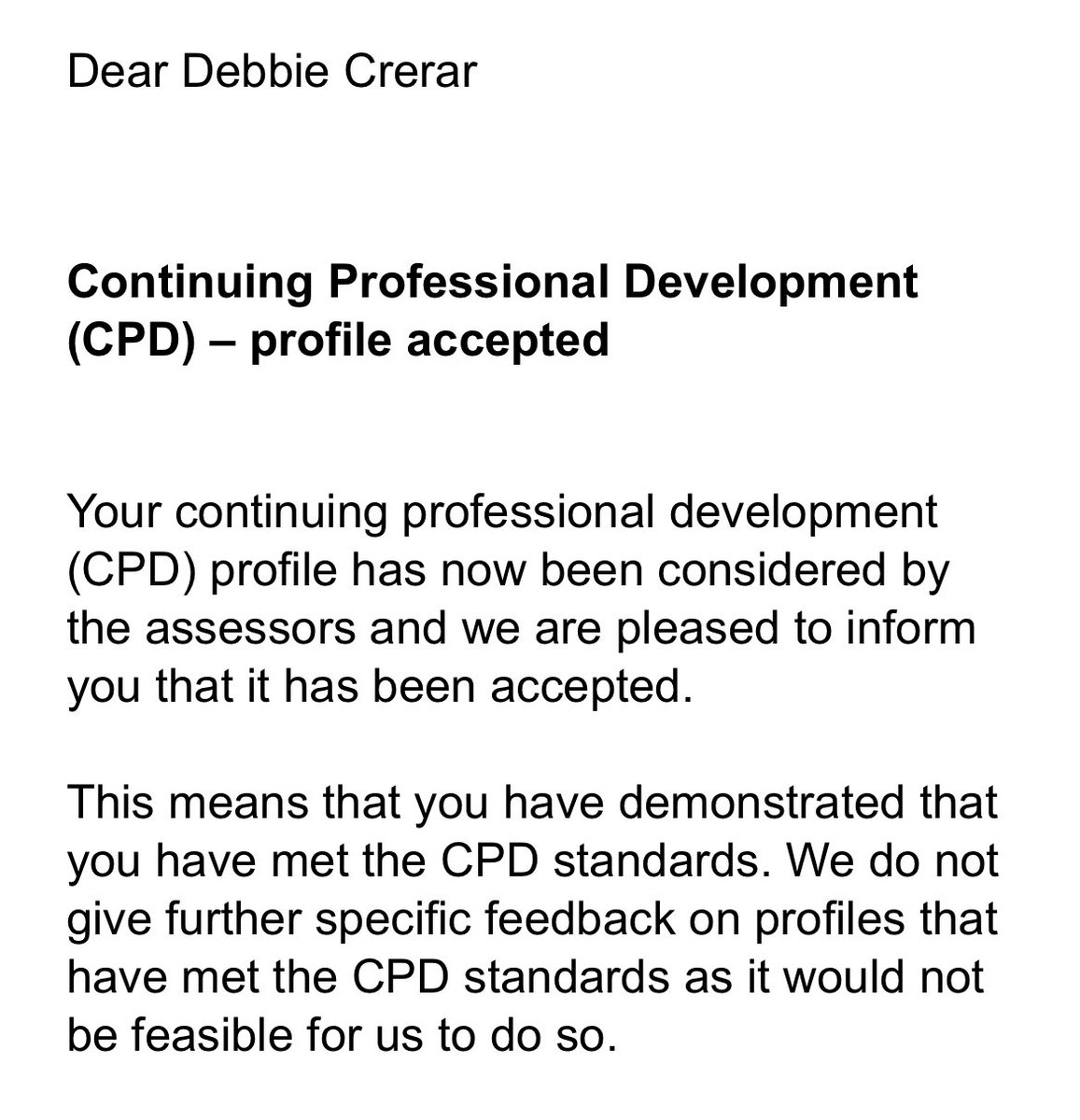 Debbie Crerar tweet media