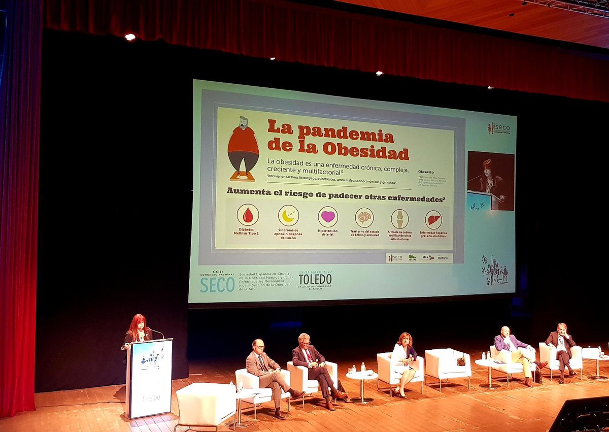 Feliz de estar en Toledo en #seco2022 reencontrándonos con fantásticos profesionales y tratando temas que nos preocupan como la pandemia de #obesidad y la situación actual de la #cirugía bariatrica <a href="/BariatricsSo/">SoMe4Bariatrics</a>  <a href="/aec_obesidad/">AEC-SECO</a> <a href="/obesidadSECO/">Sociedad Española de Cirugía de la Obesidad</a> @SECO_2022 <a href="/FrutosMd/">MD Frutos</a> <a href="/LopezUseros/">Antonio López Useros</a>