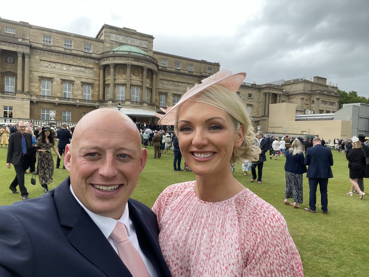CarlySimpson01's tweet photo. A honour and a privilege to be nominated to attend a Royal Garden Party. What an experience. @CV_UHB @steffsimpson @CeriRichardsTa1 @jem890 https://t.co/KAnwTtOuSa