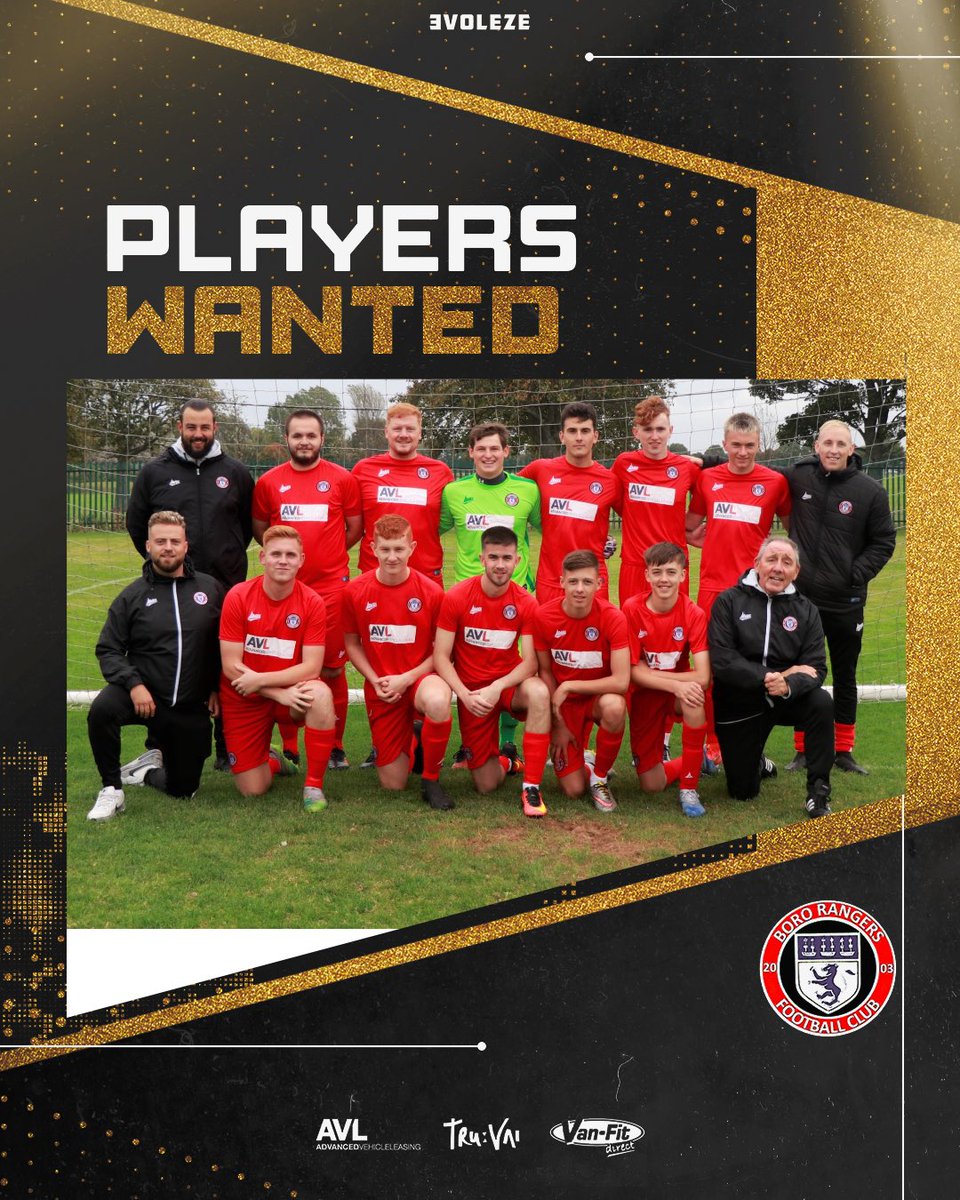 We are now seeking new players for both our Reserves and Development side. Both teams will play in the <a href="/NRFLOfficial/">North Riding League</a> providing a pathway to our 1st team in <a href="/theofficialnl/">NightLife</a> Div 2

4 open sessions in June please message us if interested

<a href="/bororangers/">Boro Rangers FC</a> 
@BoroRangersDev 

#UTBR