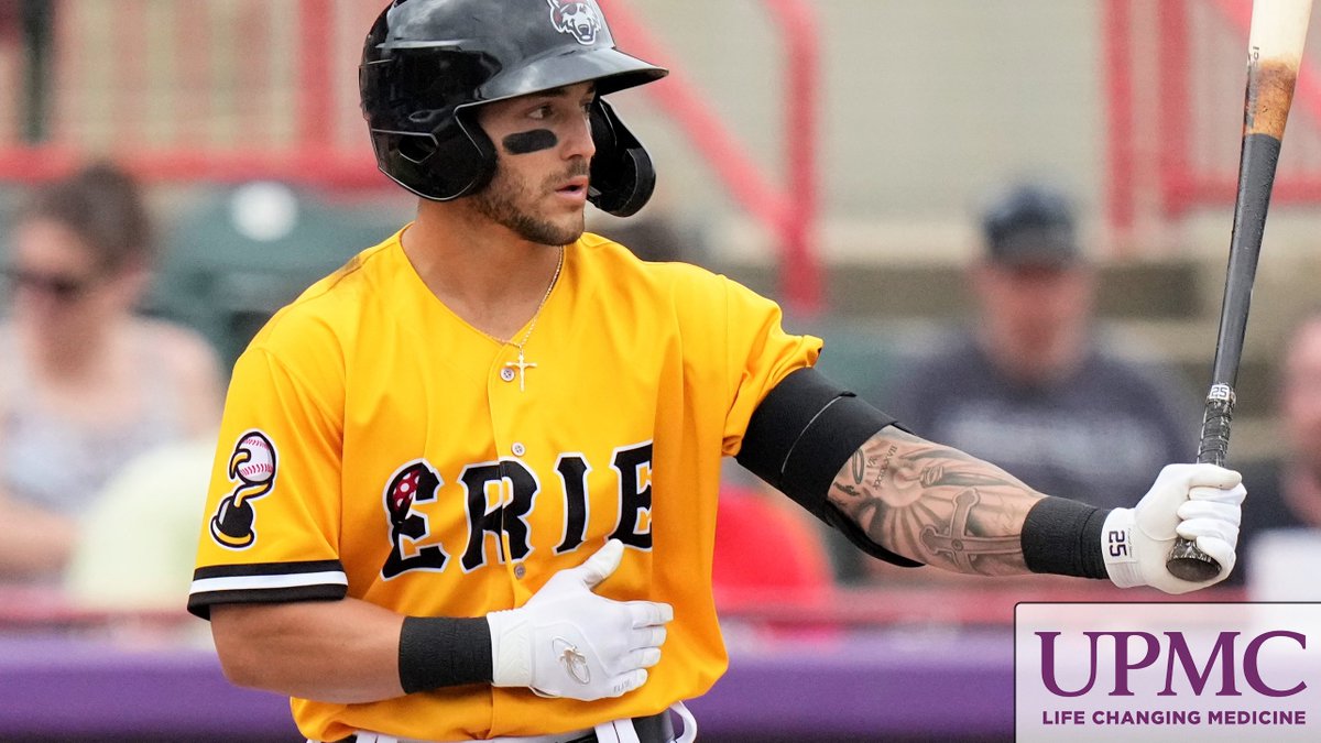 erie_seawolves's tweet photo. Dylan Rosa clobbers a 409' two-run home run, tying the game 3-3 in the top of the third inning. First home run for Rosa. https://t.co/dRBH82wb2B