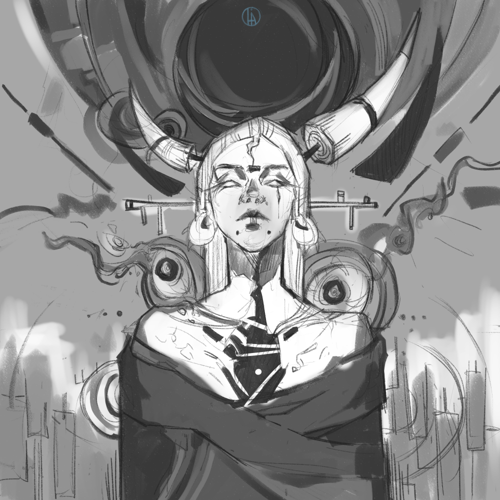 hannahavgust's tweet photo. color or grayscale?

exploring my own artstyle https://t.co/4w4BTEmoec