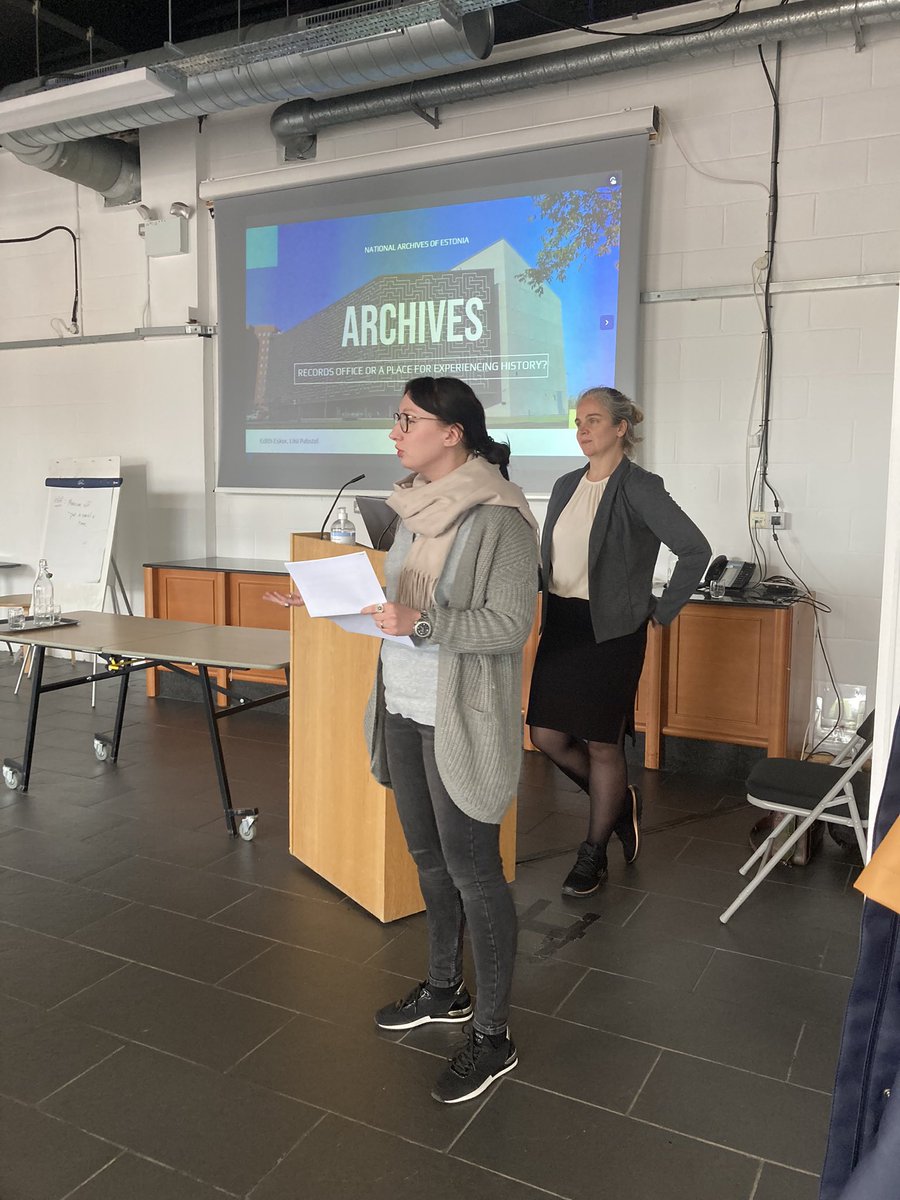 bdnil's tweet image. Closing day three #springschool2022 @The_Waterfront with inspiration from the Liisi Pabstel and Edith Eskor from National Archives of Estonia and Florence Lo talking about her role making #HSBCArchives in Hong Kong accessible to the community @zoewaterfront