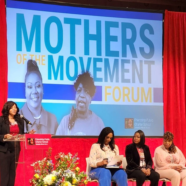 fpcsarmstrong's tweet photo. What a wonderful experience! We were honored to host the #MothersofTheMovement forum. #Armstrong #dccharterproud #FriendshipProud https://t.co/d3F46OwI2P