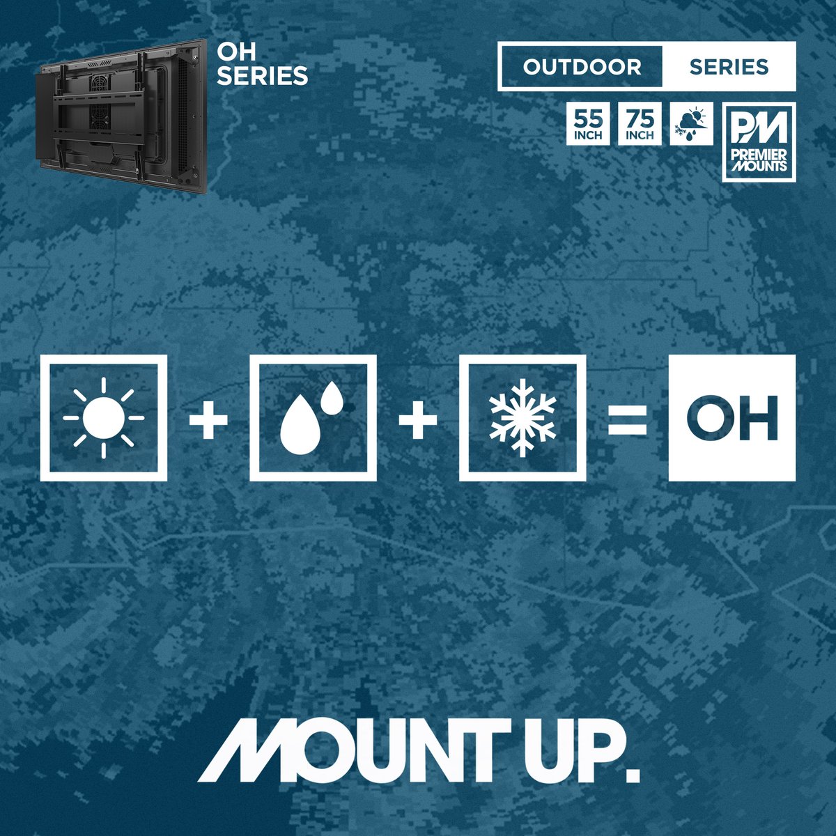 Weather any storm 💪 No matter what the forecast brings, our OH Series outdoor mounts are ready to face the elements! #MountUp
premiermounts.com/products/displ… 
<a href="/SamsungUS/">Samsung US</a>
^
#PremierMounts #OHseries #Samsung #SamsungDisplaySolutions  #ProAV #DigitalSignage #OutdoorDisplayMounts