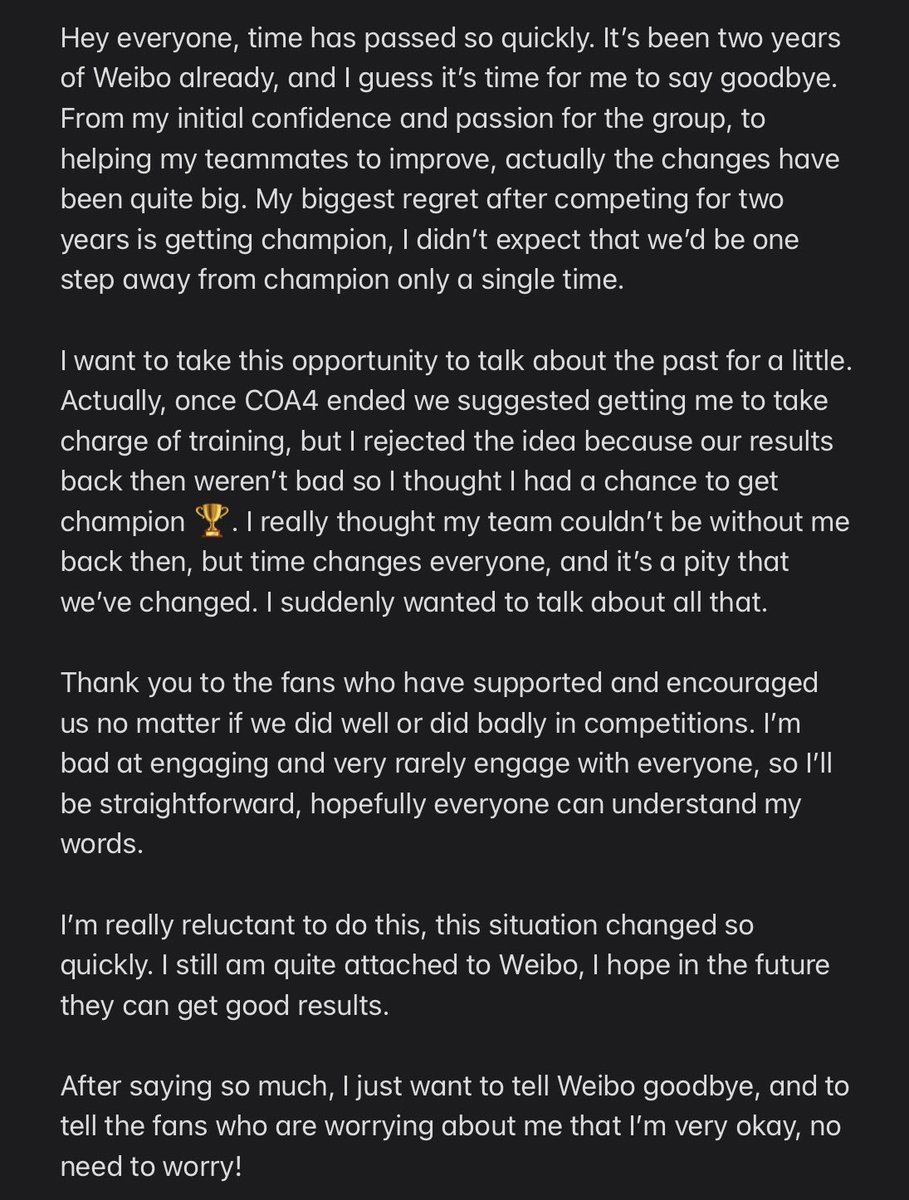 idvweibo's tweet photo. Blue’s farewell message 🥹 https://t.co/cEEShE6dpt