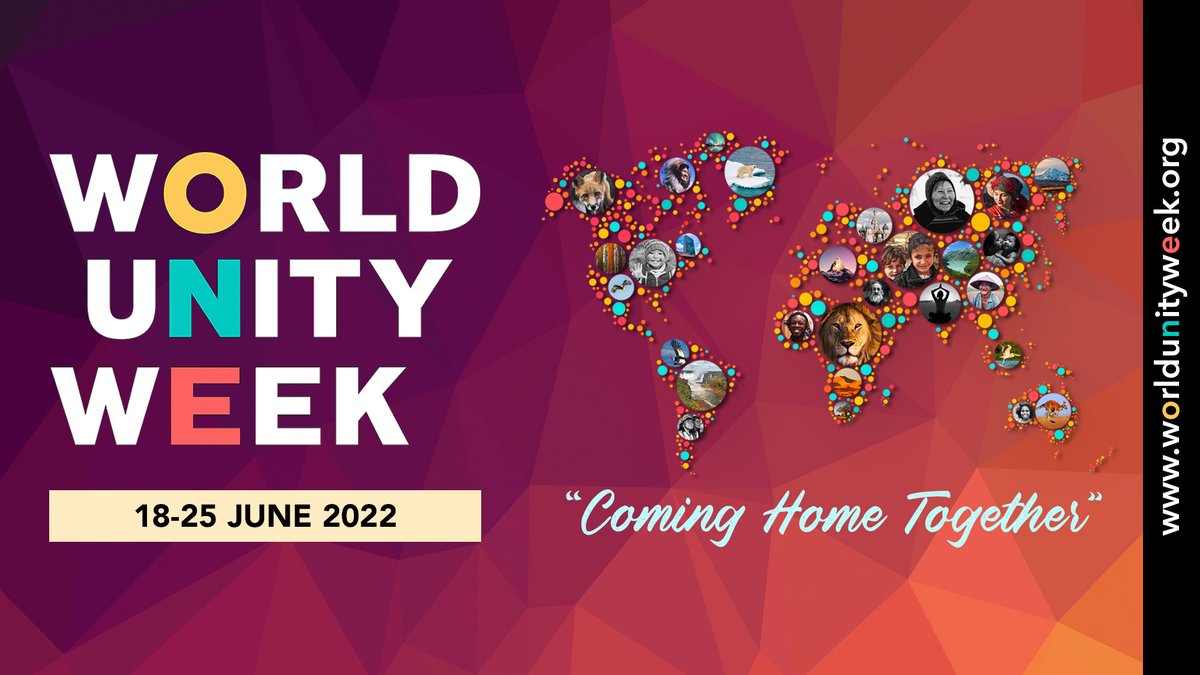 worldunityweek's tweet photo. World Unity Week 2022, May Assembly live https://t.co/Grif3IKt76
WUW22 18-25 June Register for roles on Team UP like Convergence Room Steward, Event Host/Presenter, Zoom Tech, Translators &+ https://t.co/J9nP27gJIb
#ComingHomeTogether #Communion4Unity #Unity4Peace #HumanSecurity https://t.co/GXhQ4MUVDP