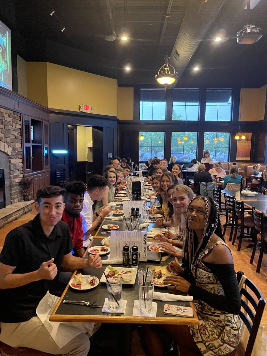 ⁦@AdamsStateTFXC⁩ National team dinner, getting fueled and ready. Are you ready?