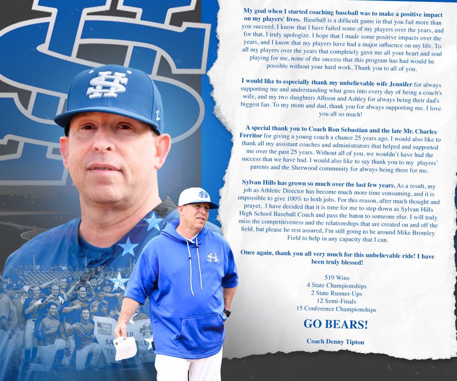 A message from Coach Tipton: