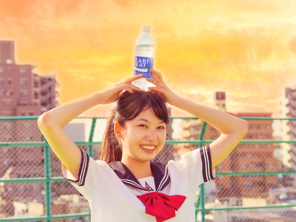 happyman555jp's tweet photo. 夕焼け
盛りました😊
@momo_tp_
#fakesky
#ポカリスエット https://t.co/yJIr2uoIAY
