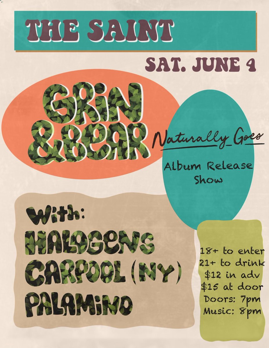 Next Saturday we rock and then I leave for 4 months 💜