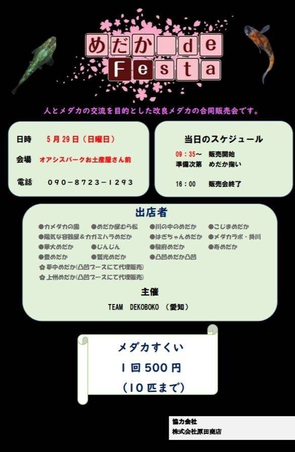joumedaka's tweet photo. おはようございます☀
今週末の凸凹めだか様のイベントに魚出させていただきます😍
良い月華ありますので是非ご覧ください♪イベント特価にて販売します！
凸凹めだか様のブースで代理販売となります！ https://t.co/lruElQGQX1