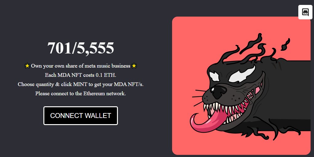 kiryuuki_atm's tweet photo. 🚨Get your #FreeMint now🚨
700 minted #NFT and still ongoing.

1⃣ RT &amp; Like
2⃣ Follow me &amp; @MutantDogeA 🔔
3⃣ Join https://t.co/BUA3BgRIS1
(show proof)
4⃣ Tag more friends

5 Winners drawn in 24hours 🎉🎉🎉

#MDA #NFTCommunity #MetaVOICE #Music #MusicNFT #NFTGiveaways #CryptoPres https://t.co/Y2qiEBkXOl