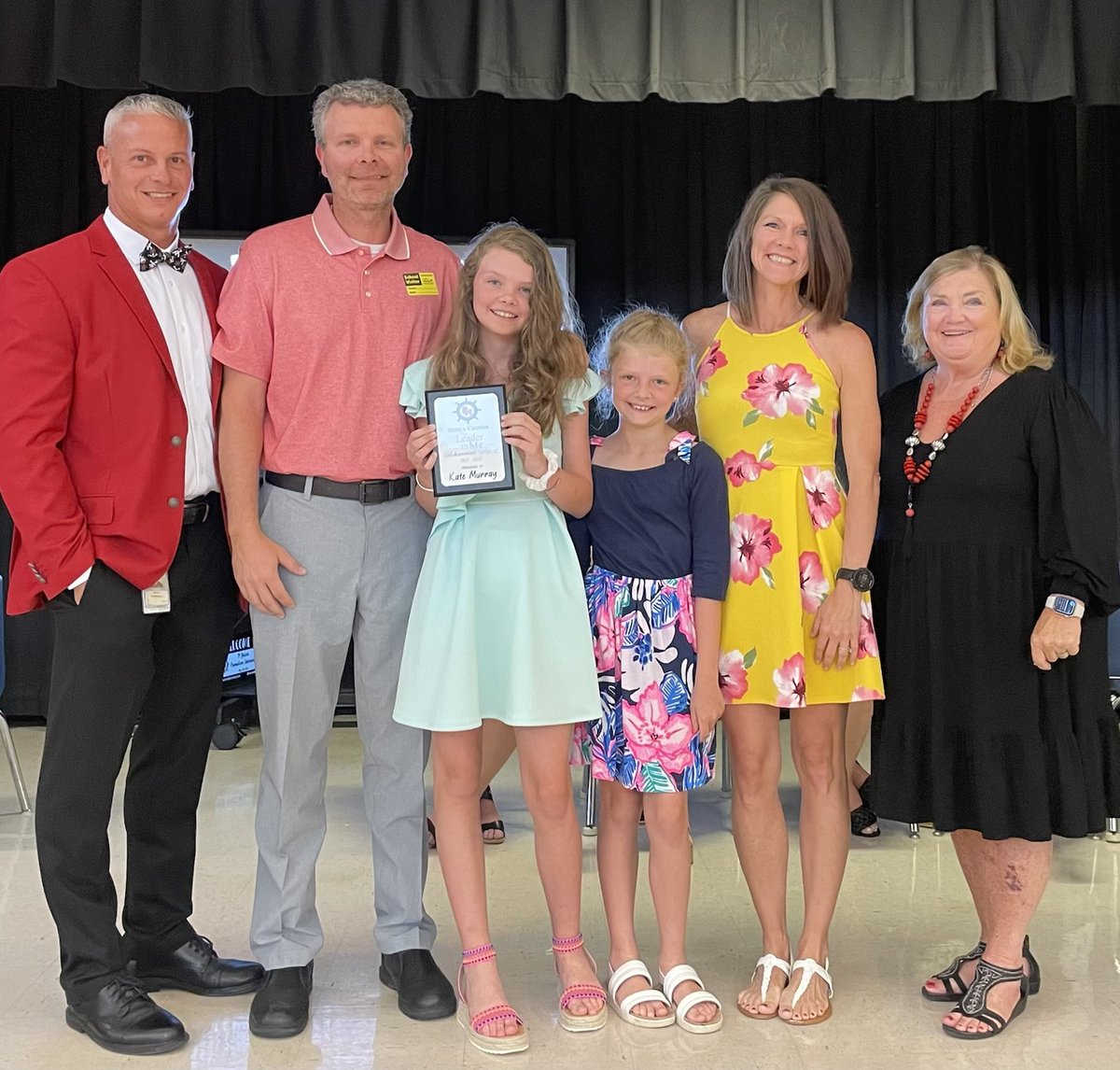 So proud of my sweet girl for winning the Shelia Chesser Leader in Me Award! Thankful for all the teachers that guided and molded her into the person she is! ⁦⁦