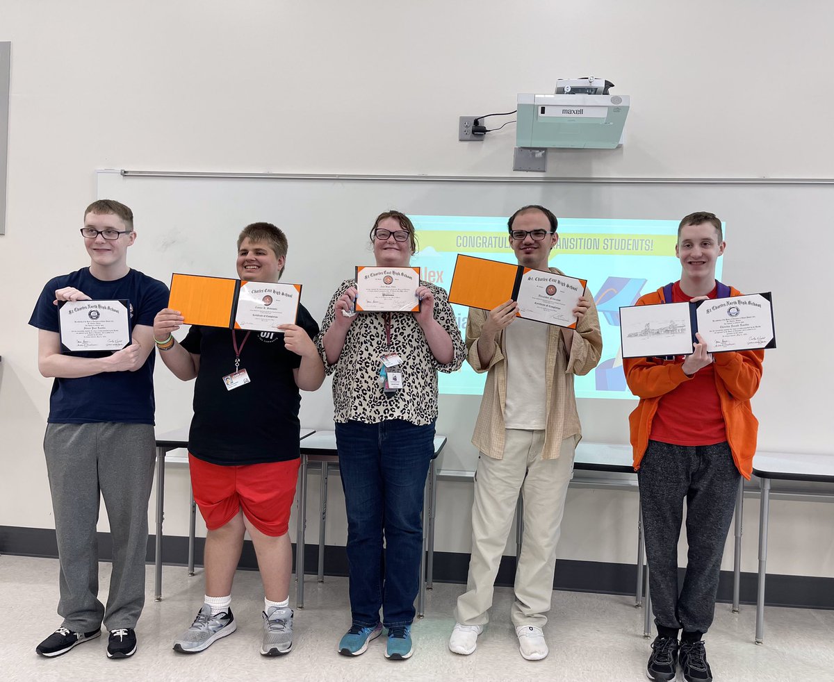 Congrats to our Transition students as they move into their next chapter! We are so proud of your efforts. <a href="/D303Pride/">D303Pride</a> <a href="/StCharlesD303/">School District 303</a>