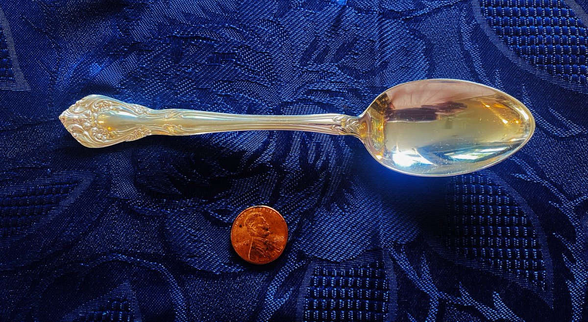 WickedRetro's tweet photo. Excited to share the latest addition to my #etsy shop: STERLING Alvin CHATEAU ROSE teaspoon 1940, No Monograms Exc. cond. 6" https://t.co/heLkPV7Y4e #silver #metal #wedding #christmas #chateaurosespoon #chateaurosesilver #alvinchateaurose #sterlingteaspoon #silverteasp https://t.co/LrwOV0Bo9f