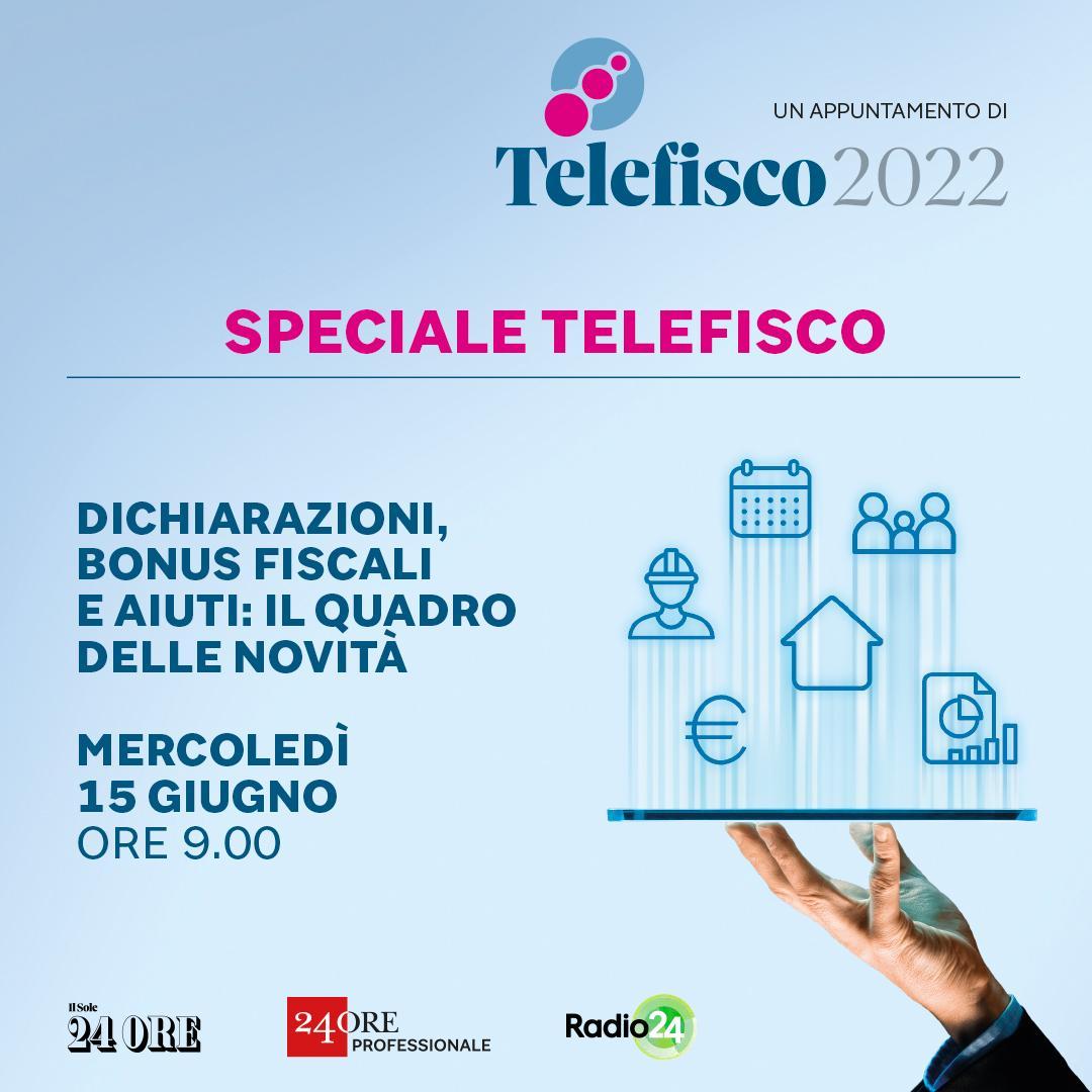 IlSole24ORE على تويتر "Ritorna lo Speciale Telefisco di giugno. Per