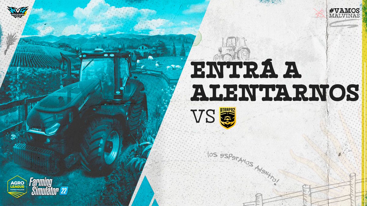 malvinas_gaming's tweet photo. #FSxMVG

Es hora de prender los tractores en #AgroLEAGUE2022🚜
📺 https://t.co/2IgsKgv7ue

#VamosMalvinas🇦🇷 https://t.co/vIJmtDfy8G
