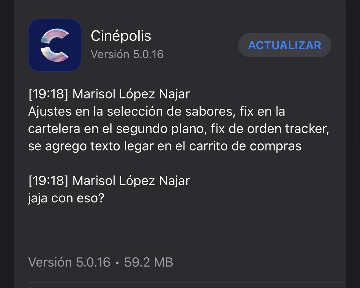 isracent's tweet photo. @Cinepolis gracias por la actualización Marisol! https://t.co/iXHxahhU5I