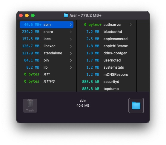 kcase's tweet photo. Anyone want to try a test build of @OmniDiskSweeper? Version 1.14 displays a "+" indicator next to sizes which are incomplete due to system protections or file permission constraints. (A good clue that you might want to grant it Full Disk Access or root!)

https://t.co/a2nwlyOjes https://t.co/233kKJOwey