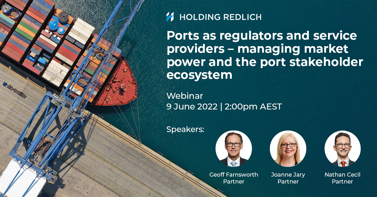 HoldingRedlich's tweet photo. #Ports are increasingly straddling the divide between #regulatory and #commercial activities. How should #portoperators manage their market power now that they can act as both the rule maker and commercial player? Find out by joining this webinar: 
https://t.co/BOze0QIAEL https://t.co/b6WXCeSiw0