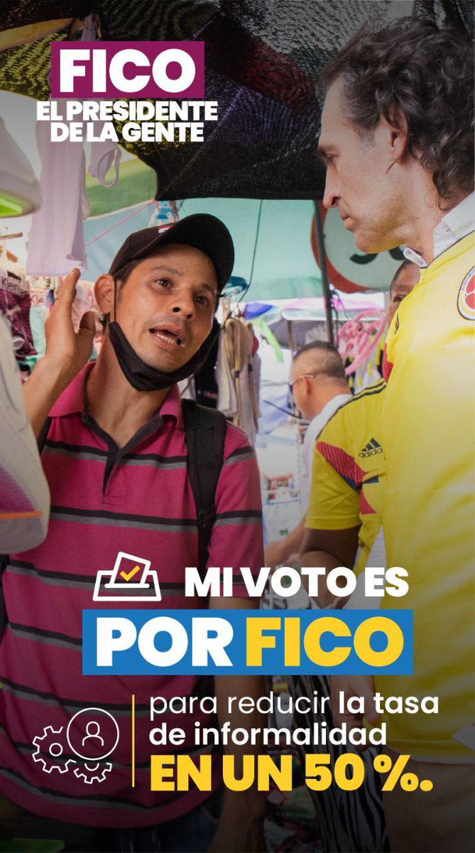 MariaUribe64's tweet photo. #FedericoEsColombia soy #EcoFico #FicoPresidente 💛 💙 ❤️ https://t.co/xdFfVAF6CH