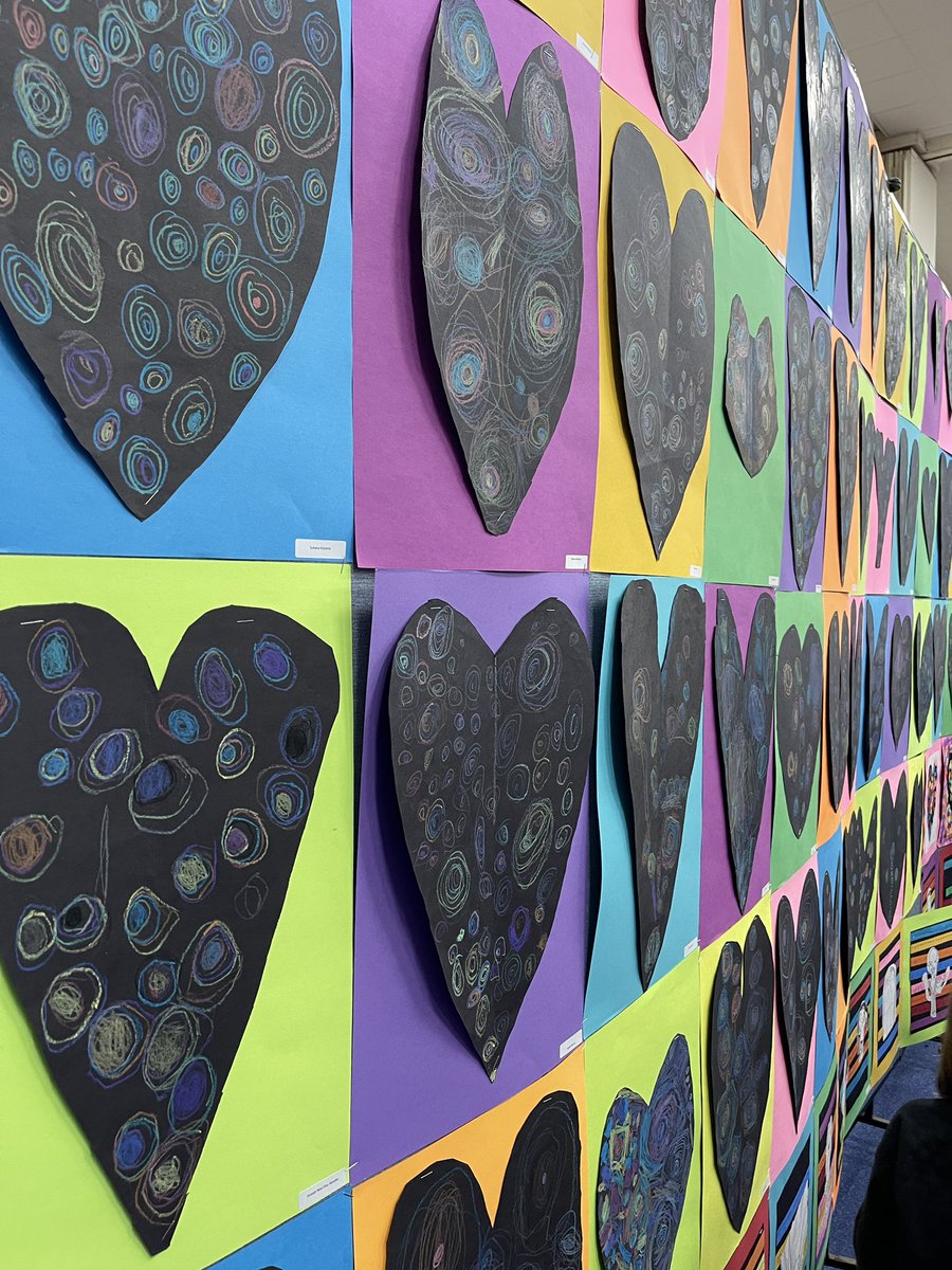 MsBligh's tweet photo. Bravo to the @ip_schools students and the art teachers for their incredible talents in putting together today’s art show! I am in awe of the creativity that I took in while walking around the gallery walls! 🖼🎨💕 https://t.co/NfDdI0UKOW