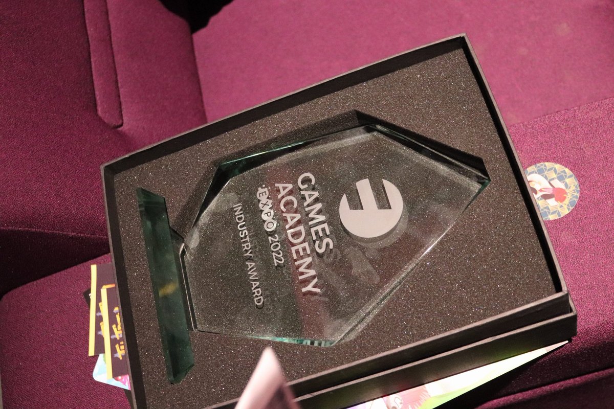 Wow. EXPO Day 3. Wow.

We received the Industry Award and are so so so thankful for everyone who played and enjoyed our game. We can't express how grateful we are for the support.

A lot of our devs were in tears once stepping off stage with this trophy. Again, thank you so much.