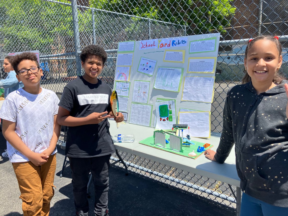 BKNorthNYCDOE's tweet photo. @HarborSchoolBK hosted Harbor Fair today--it was a blast listening to students explain their Community Action Projects, Playground Resign Projects, seeing their model boats & habitat plans for harbor wildlife. @NYCDOED15 #projectbasedlearnjng #placebasedlearning #designthinking https://t.co/EPv5DN5vwO