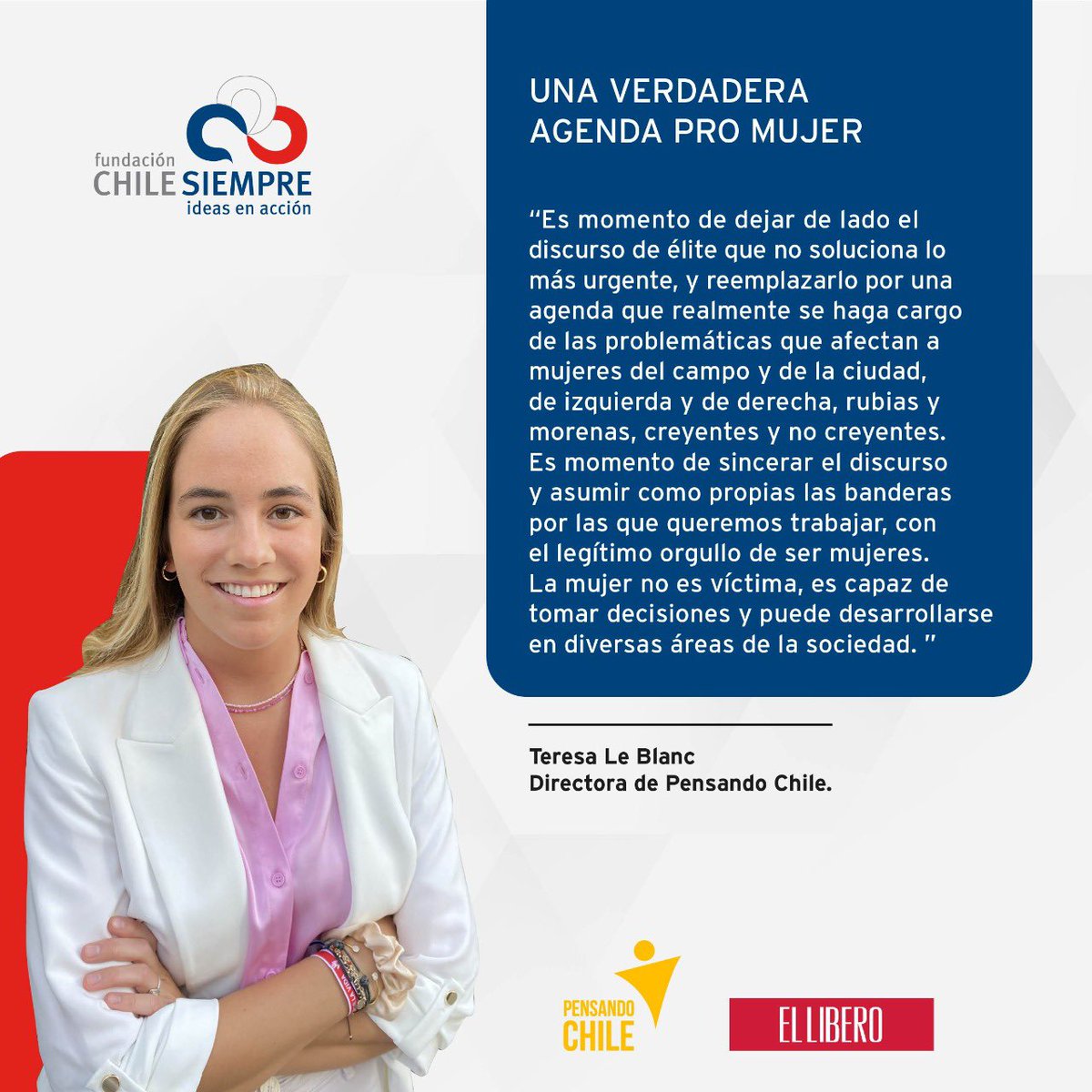 A cuatro años de la toma feminista de la UC, nuestra directora <a href="/tereleblanc/">Teresa Le Blanc</a> escribe en <a href="/elliberocl/">El Líbero</a> sobre las peleas que verdaderamente vale la pena dar. 

Lee la columna completa aquí ellibero.cl/opinion/una-ve…