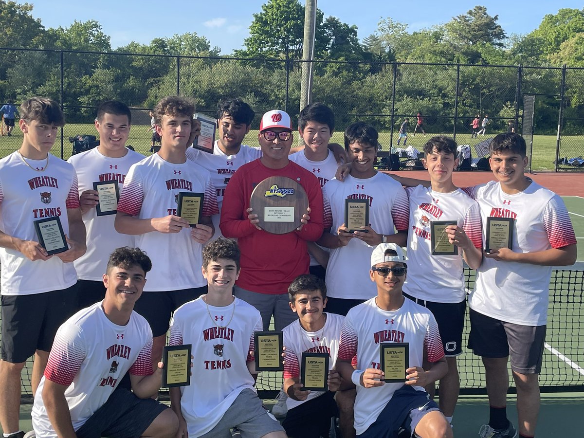 gymlim's tweet image. @WheatleySchool 🎾 is your LI Champions &amp;amp; still UNDEFEATED 17-0. 5-0 W vs Shoreham-Wading River today at Casamento Park in Bay Shore. We are onto #nysphsaa Team States Tournament @USTANTC June 9-10. Let’s do this! @EastWillistonSD @WheatleySports @LITennisMag #jobnotdoneyet
