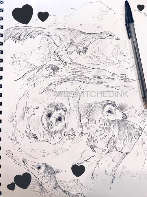 Thinking about..
✨ 💐  T h e m  💐 ✨

#PrehistoricPlanet 