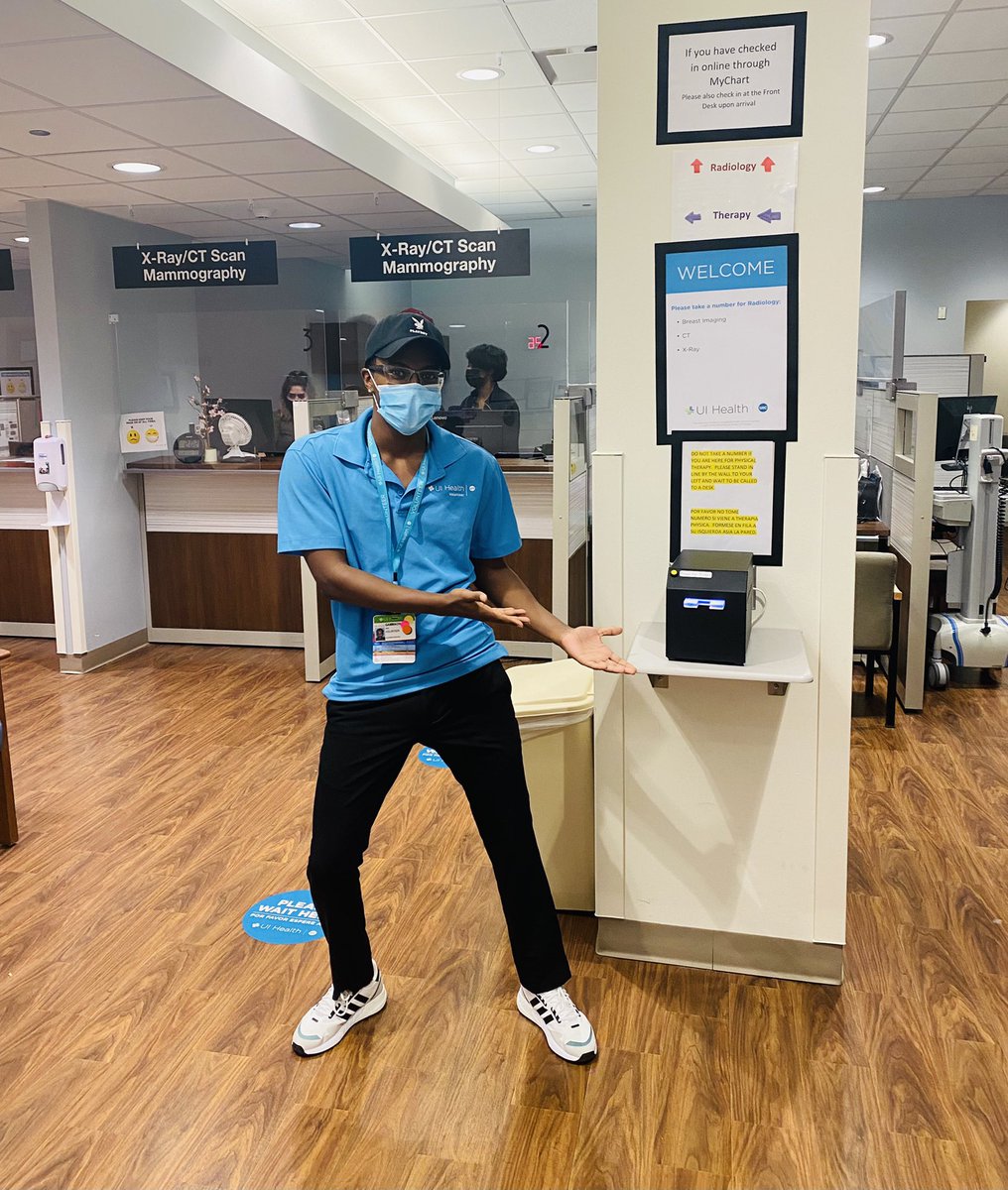 Shoutout to our amazing volunteer, Gammachu Amae for welcoming &amp; assisting patients in 2-C Radiology at the Outpatient Care Center today. Thankful for you! 💙🏥 <a href="/UICCSI/">UICCSI</a> <a href="/UIHealth/">UI Health</a> <a href="/thisisUIC/">University of Illinois Chicago</a> <a href="/uicpublichealth/">UIC School of Public Health</a> @UICHonors <a href="/UICDom/">University of Illinois Department of Medicine</a> <a href="/UIClife/">University of Illinois Chicago Student Affairs</a> <a href="/UICnursing/">UIC Nursing</a> <a href="/BeNobleSchools/">Noble Schools</a> <a href="/uicwise/">UIC WISE</a> <a href="/uicovs/">UIC Ophthalmology</a>