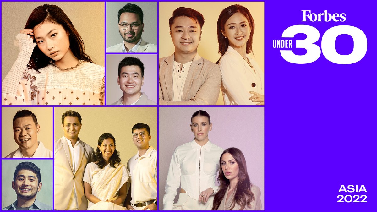 ForbesAsia's tweet photo. Just launched: Meet Asia's #ForbesUnder30, class of 2022: https://t.co/9kR8vGmXCt #ForbesU30Asia Presented by OSIM https://t.co/wzm7tW8KfO