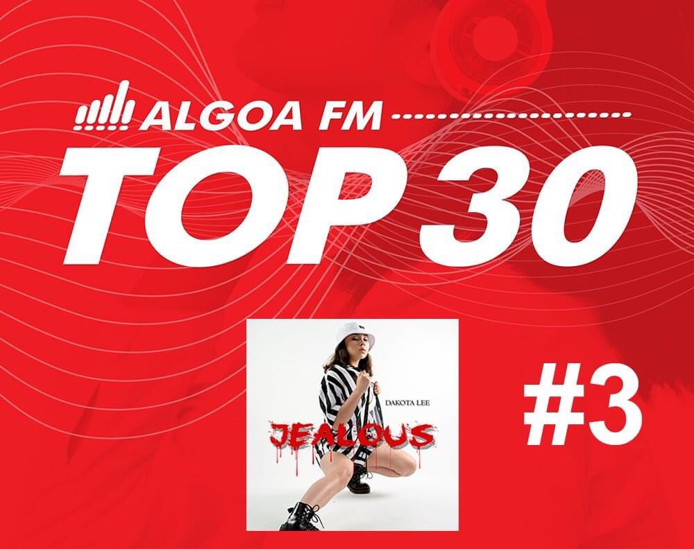 I am so proud to announce that <a href="/DakotaLee_sa/">Dakota Lee SA</a> single "Jealous" is currently #3 on the <a href="/AlgoaFM/">Algoa FM</a> Top 30 charts. Holding thumbs🤞that it will hit #1 this Saturday. It would be a great way to end the month of May and enter into June 'Youth month' with a positive message to youngsters