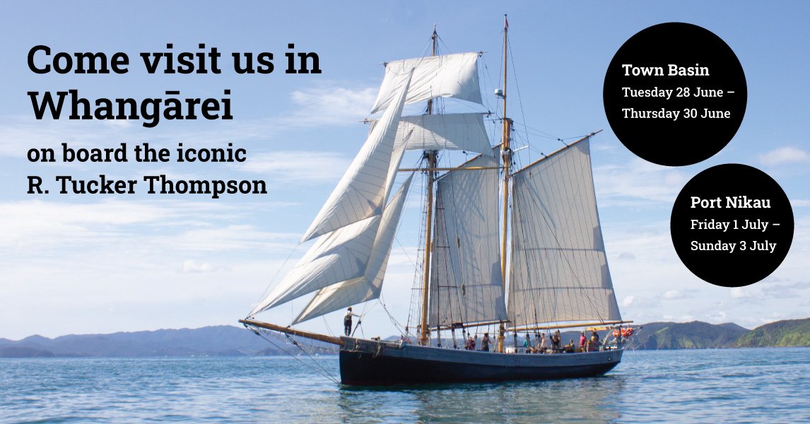 Whangārei, we're coming to town! We're taking the Good Ship to you on 28 June.

With a range of special events for the public - there's something for everyone. Keen to come visit or sail with us? 
tucker.co.nz/whangarei-2022
#whangarei #seeanddo #whangareiloveithere #northland #sail