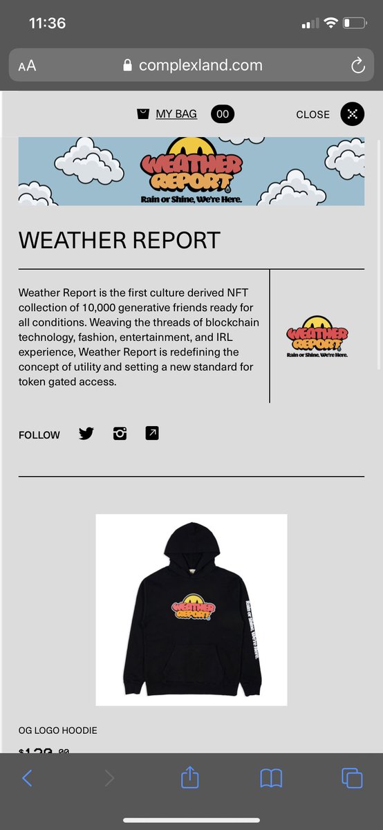 stew_malcolm's tweet photo. Complex land low key reminding me of weather fest 😂 

 @WeatheReportNFT @circulate @HeartNFTs killed it! Best drop so far https://t.co/FK73szJszS