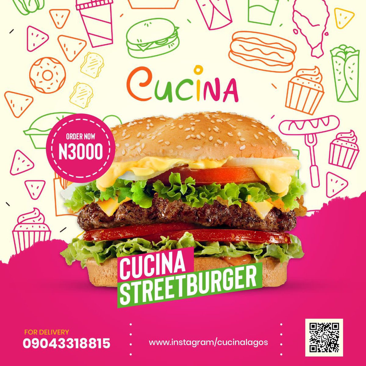 CucinaLagos's tweet photo. Shoot your shot and find it all works out ! BURGER WEY FINE FOR FACE GO YUMMY FOR BELLE 😋🍔 !! you go collect wotowoto if you no CHOP CUCINA BURGER   #cucinastreetburger #burger #cheeseburger #Brunch #foodie https://t.co/tuyk52RQBe