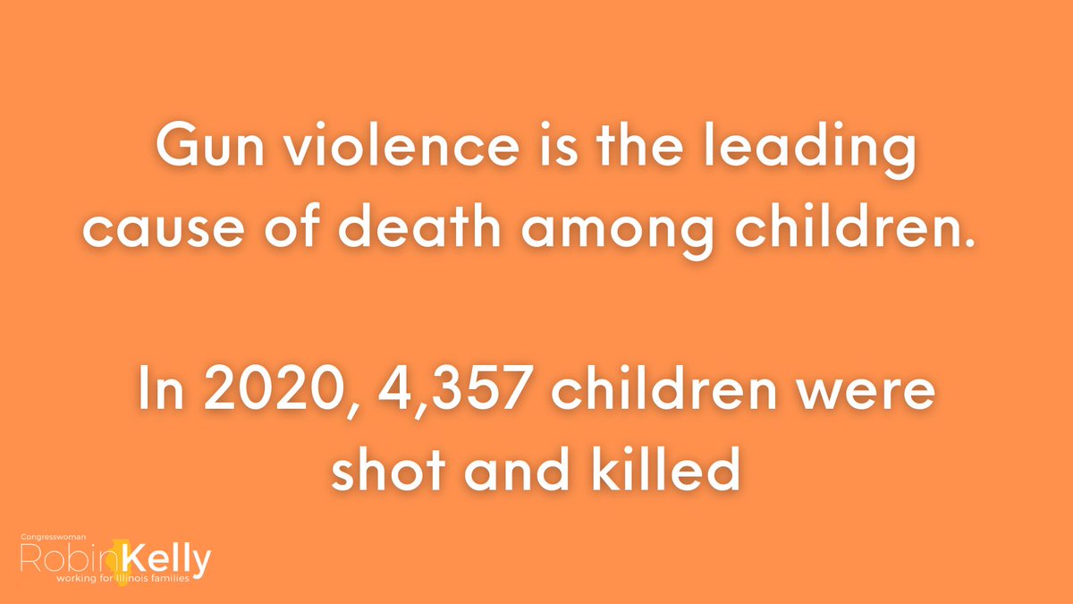 I am fed up. We WILL stand up for #GunViolencePrevention. 

This is the leading cause of death among children and teens. I won't wait for a new Congress to move forward on gun violence prevention legislation. I'm urging my colleagues to act NOW.