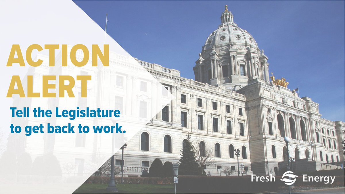 FreshEnergy's tweet photo. We need your help! Tell #mnleg to get back to work to ensure our state receives its full entitlement of the Bipartisan Infrastructure Law. We can’t let political dysfunction stand in the way of MNs receiving their fair share of a historic investment. 

 https://t.co/rWn9jGsEj0 https://t.co/BXlwmTdPE1