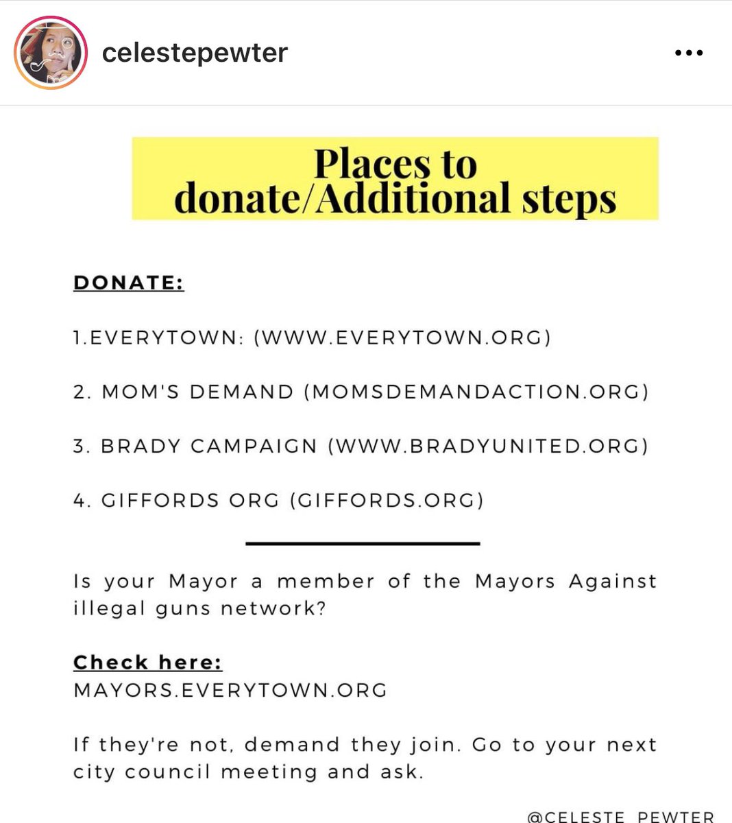 @ericsmithrocks Celeste Pewter compiled this list on Instagram