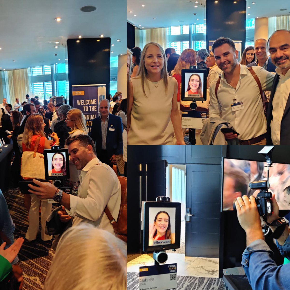Cibersons_'s tweet photo. 🤩It's showtime! #gabybot🤖

@VCLatamSummit @AWSstartups @the_IDB @lfernandezpy @iariashofman @ViviBernardes_ @gaby_cibils @boycws https://t.co/QBRHM8ZjEr