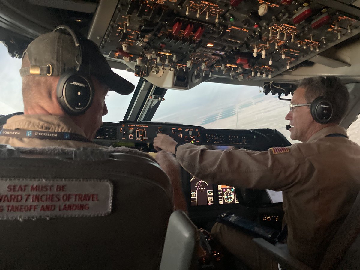 JMSKraus's tweet photo. @JMSKraus First flight last night! Got to ride in the cockpit for takeoff!🎉 @NISDJefferson @CabicoMonica @NISDMSScience https://t.co/kYHHsxwE6A