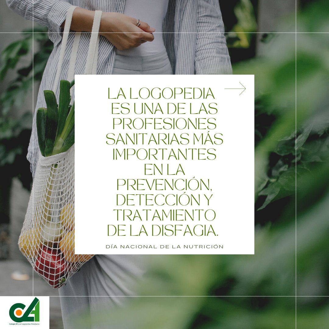LogopedasColoan's tweet photo. Hoy es el Día Nacional de la #Nutrición. La logopedia es una de las profesiones sanitarias en su detección y tratamiento, y la labor del logopeda no es una labor independiente sino que se enmarca en un equipo interdisciplinario altamente especializado. https://t.co/6bBdXXyVGS