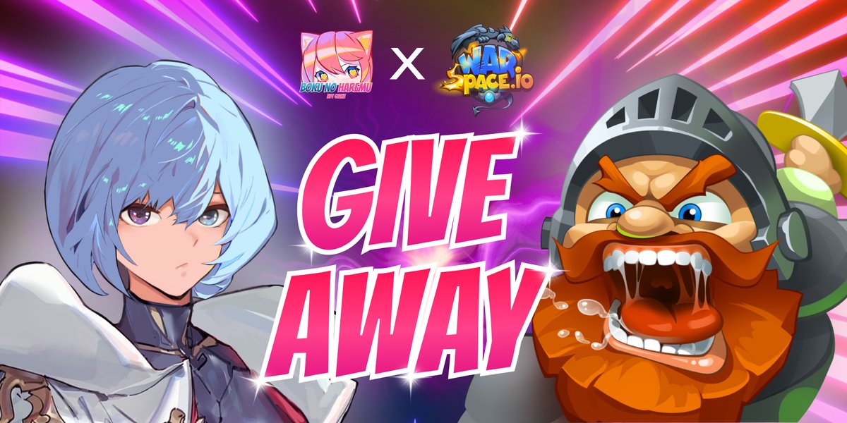 We are happy to introduce our great friends - Warspace!

In honor of our friendship, we are organizing a giveaway with valuable prizes

Boku No Haremu:
-10x Community Pass

Warspace:
-10x Bonus Pack

givelab.com/warspace-bokun…

#NFTGiveaways #WAX #NFTdrops #NFTGame #NFTProjects #NFT
