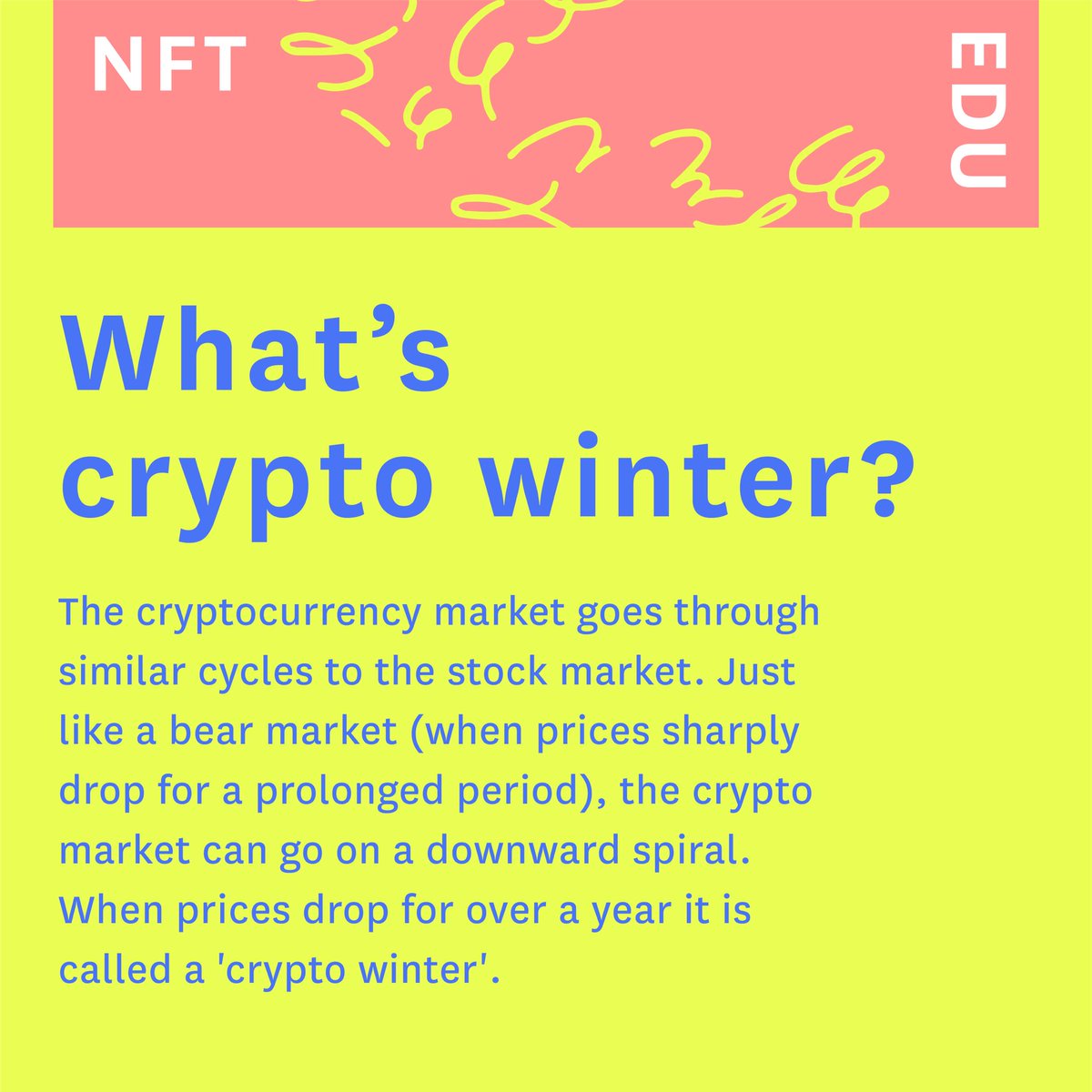 Winter is here 🥶 #cryptowinter
